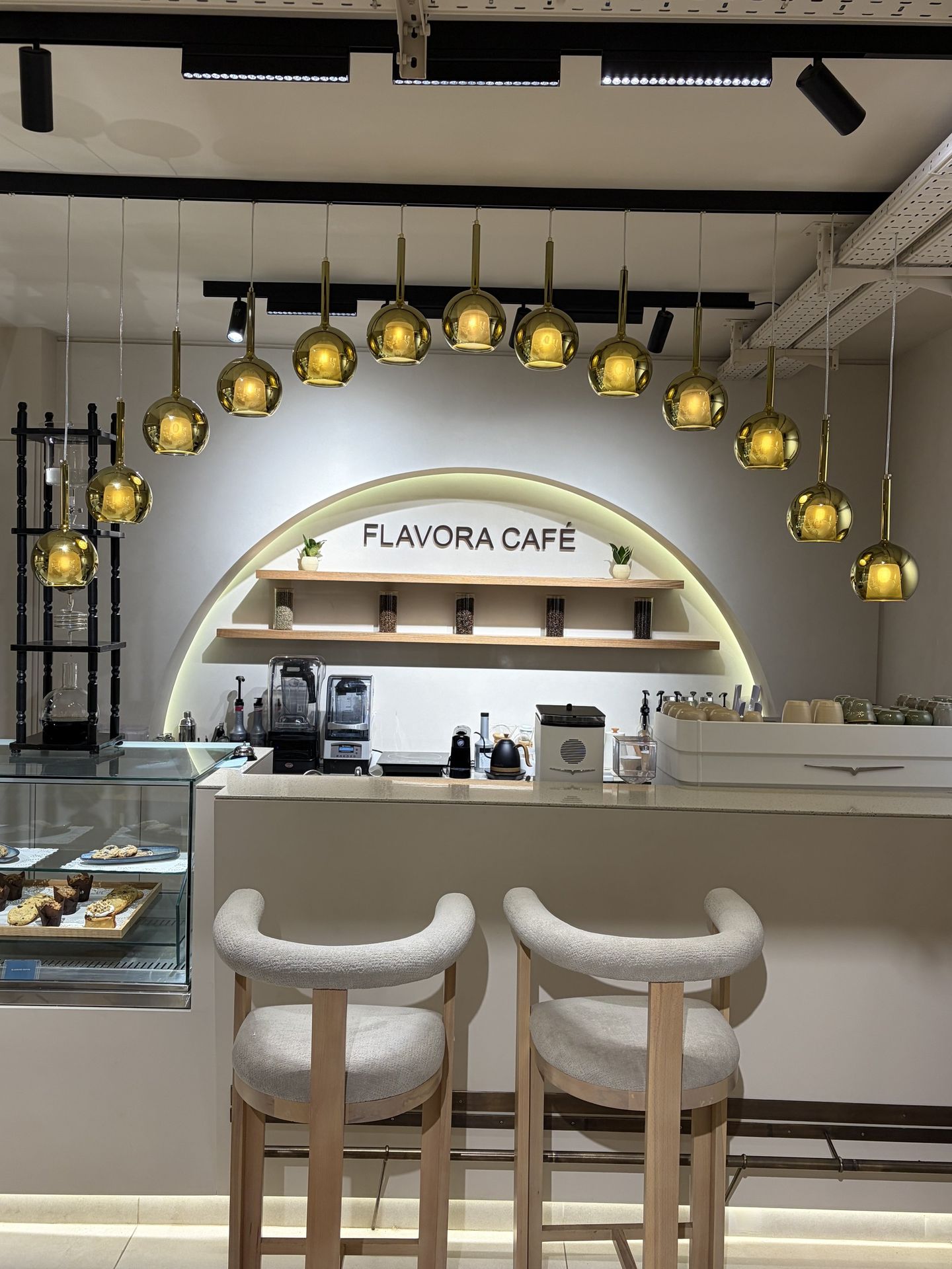 Flavora Café interior — Abu Roummaneh, Damascus