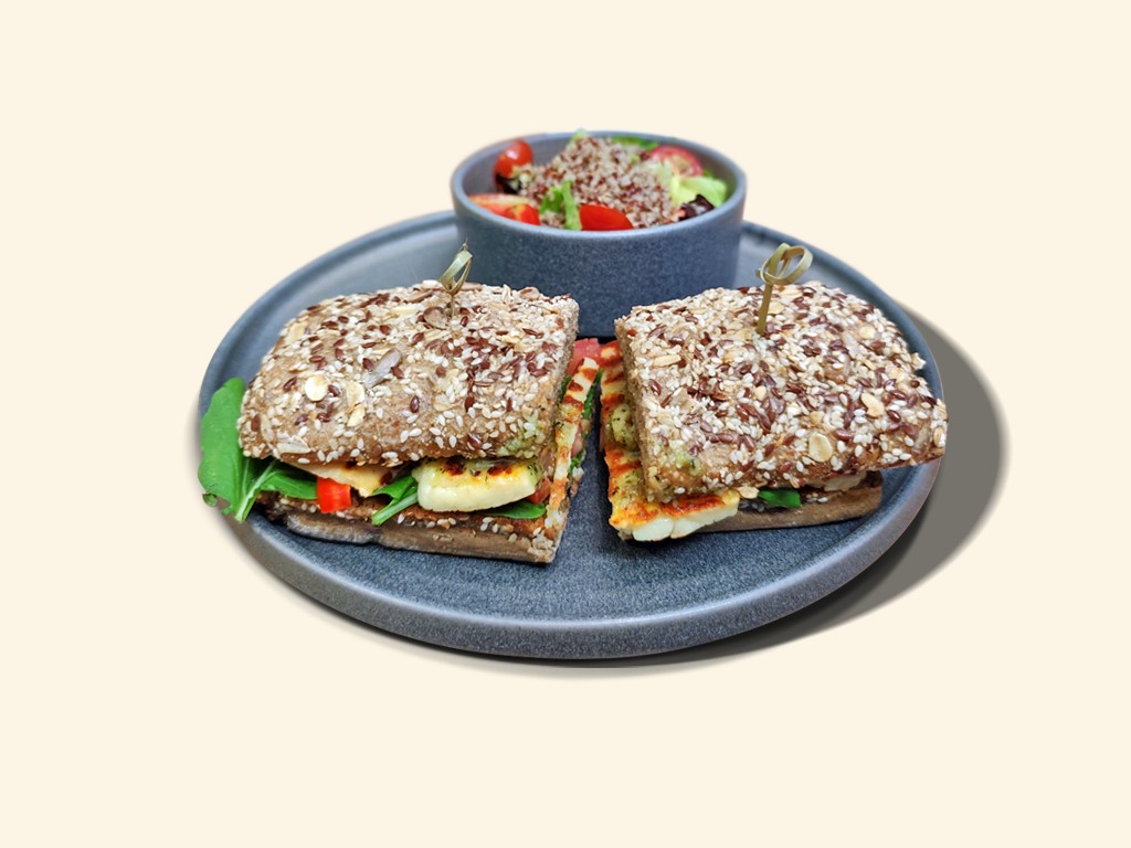 Pesto Halloumi Sandwich