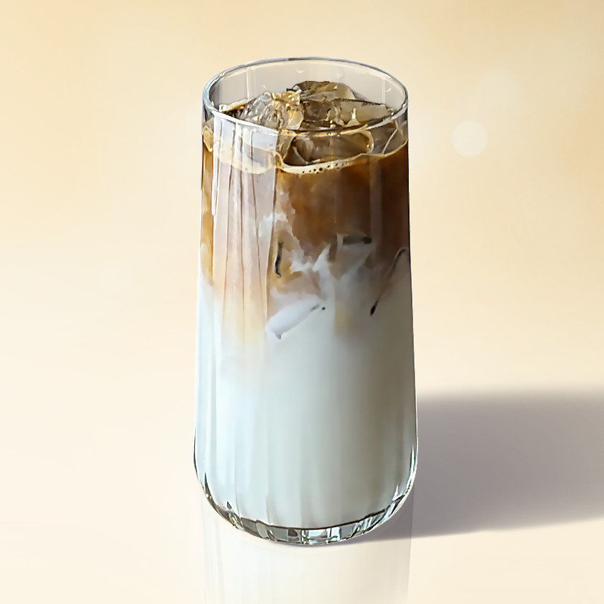 Iced Latte (Hazelnut, Whole)